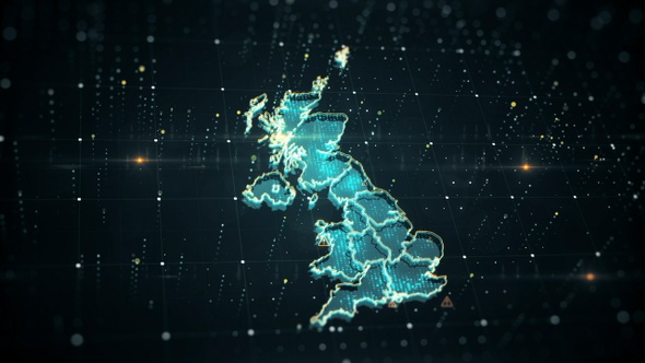 Blue United Kingdom Danger 4K alt