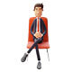 3D Cartoon Businessman Sitting Calmly on Chair - 3DOcean Item for Sale