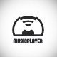 Music player logo - GraphicRiver Item for Sale