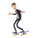 3D Illustration Playing Skateboard with Style - 3DOcean Item for Sale