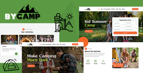 BYCAMP – Camping & Adventure Template – 0 Sold!