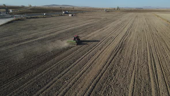 Aerial Tractor Working