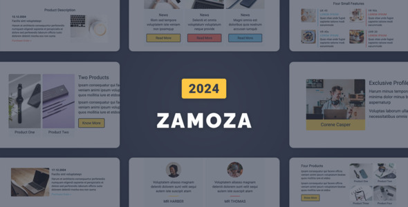 Zamoza Responsive Email Template 2024