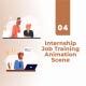 Internship Job Training Animation Scene - VideoHive Item for Sale