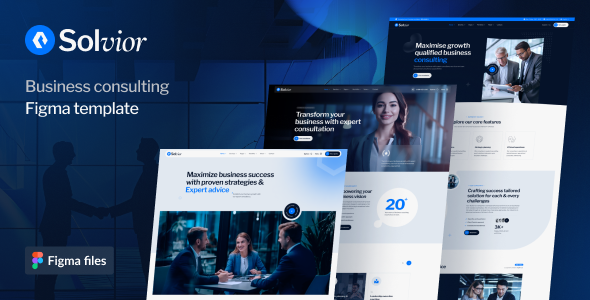 Solvior - Business Consulting Figma Template