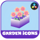 Garden Icons And Titles for DaVinci Resolve - VideoHive Item for Sale