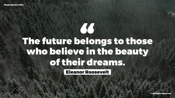 Simple Quotes Titles alt