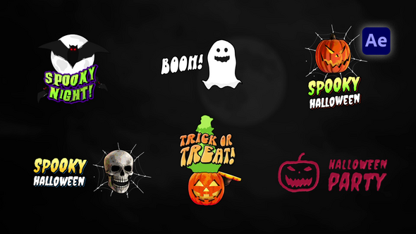 Halloween Spooky Titles Pack alt