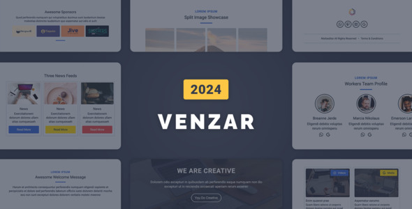 Venzar Responsive Email Template 2024