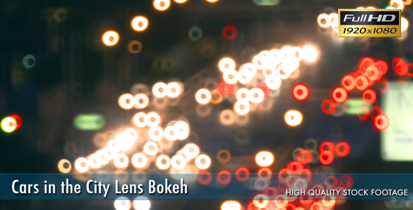 Cars in the City Lens Bokeh