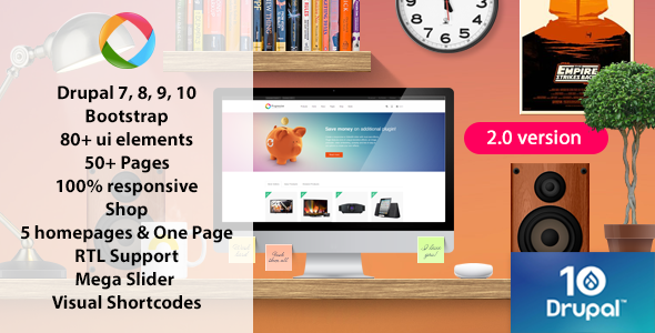 Progressive — Drupal 10 Multipurpose Responsive Theme