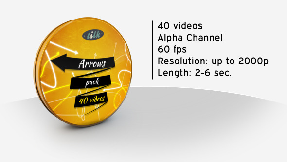 Arrows Pack - 40 videos