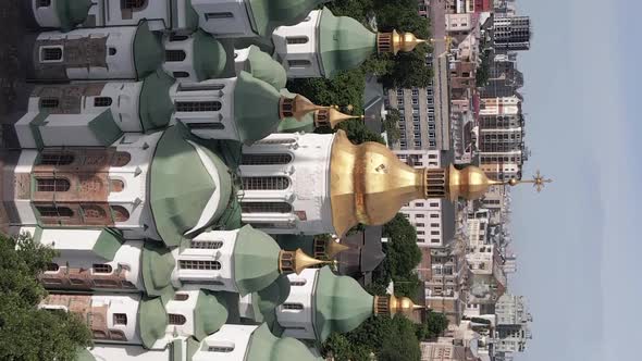 Kyiv, Ukraine: Saint Sophia's Cathedral in Kyiv Vertical video