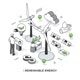 Renewable Energy Isometric Scene - GraphicRiver Item for Sale