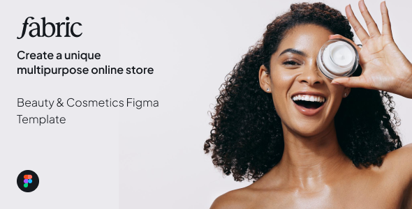 Fabric - Beauty & Cosmetics figma Template