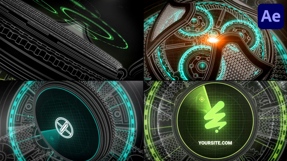 Gear Logo for After Effects alt