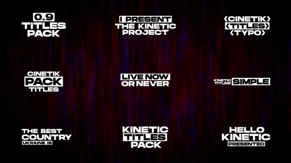 RGB Minimal Titles | After Effects alt