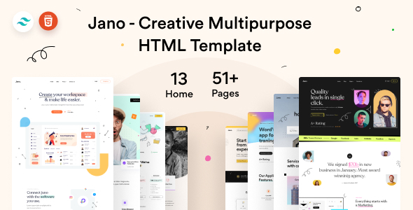 Jano - Multipurpose Tailwind CSS Template