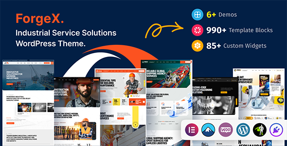 Forgex – Industrial & Factory WordPress Theme – 0 Sold!
