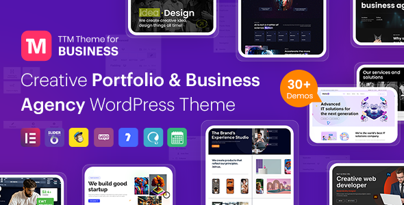 TTM - Business Agency Elementor WordPress Theme