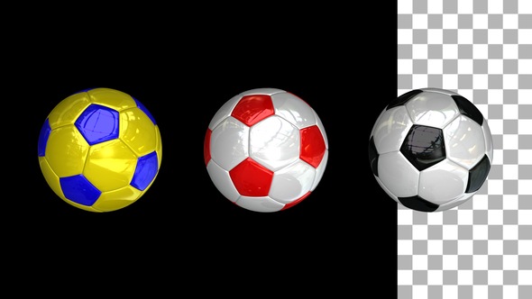 Soccer Ball Loop Glossy 3-Pack alt