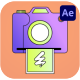 Camera Filming Icons And Titles for After Effects - VideoHive Item for Sale