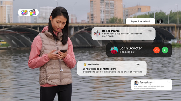 Text Notification Bars for FCPX alt