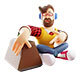 Male Cartoon Character Sitting Relaxed with Money Bag - 3DOcean Item for Sale