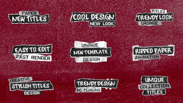 New Paper Titles alt