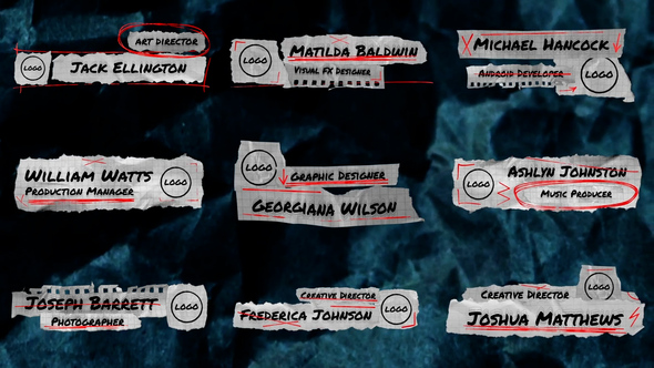 Paper Logo Lower Third alt