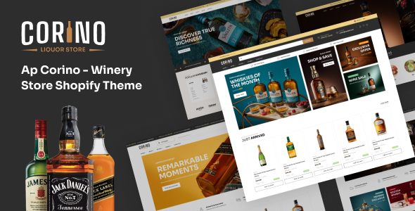 Ap Corino – Winery Store Shopify Theme – 0 Sold!