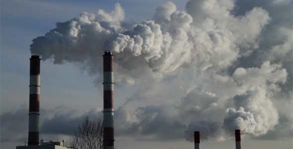 Chimneys of a Power Station