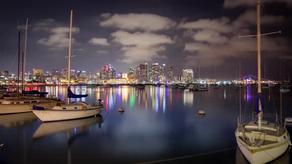 San Diego Skyline Time Lapse