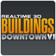 Realtime 3D Buildings Pack - Downtown V1 - 3DOcean Item for Sale