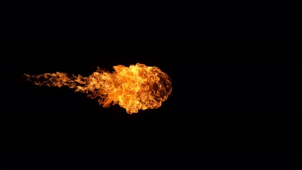 Fire Flame Shooting with High Speed Camera at 1000Fps