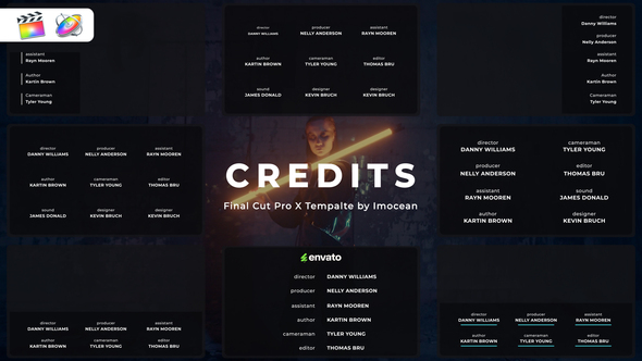 Credits for Final Cut Pro X alt