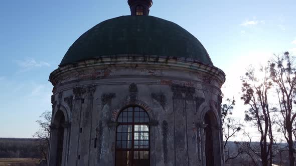 Roman Catholic Church Aerial, Ukraine