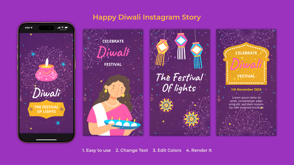 Happy Diwali Instagram Story