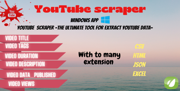 YouTube scraper- the optimal tool for scraping video information-