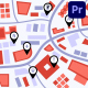 Map And Pin Location Icons for Premiere Pro - VideoHive Item for Sale