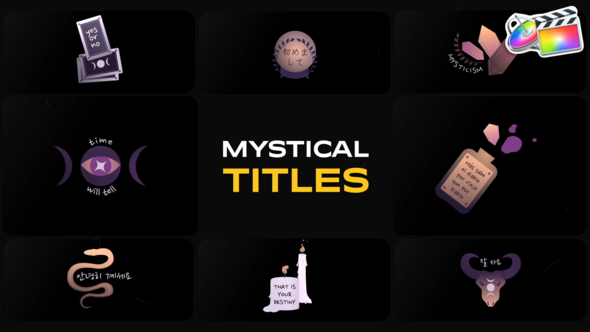 Mystical Elements Titles for FCPX