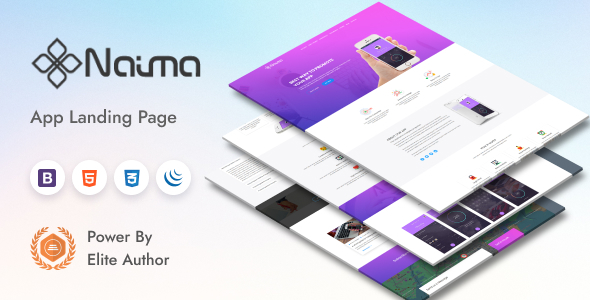 Naima - App Landing Page