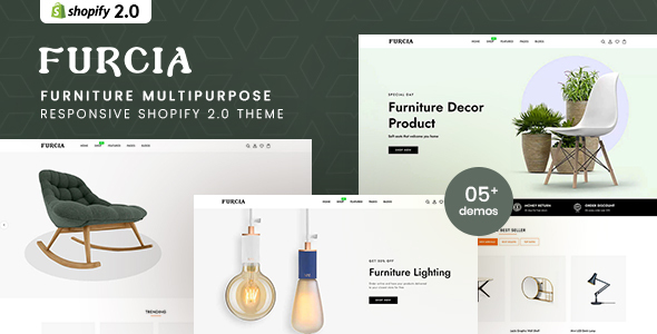 Furcia – Furniture Multipurpose Responsive Shopify 2.0 Theme – 0 Sold!