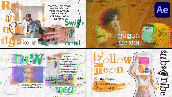 Handmade Paper Slides for After Effects alt