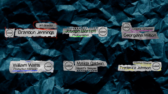 Paper Logo Lower Third alt