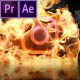 Fire Explosion Logo - VideoHive Item for Sale