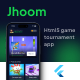 Jhoom - HTML5 Game Tournament App | Contest app || Flutter app + Admin Panel - CodeCanyon Item for Sale