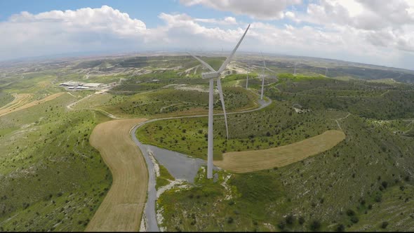 Eco-Friendly Wind Farms Generating Pure Energy Without Damaging the Environment