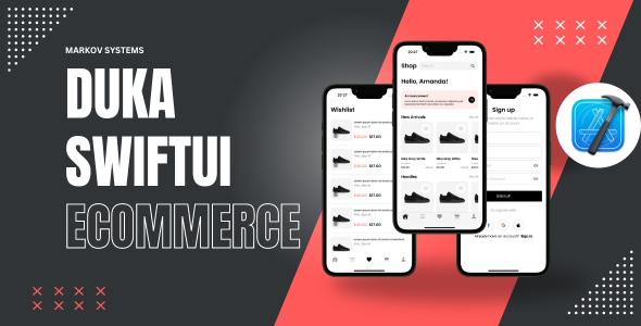 Duka - iOS eCommerce App | SwiftUI Shopping Template with Cart