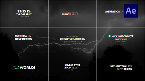 Dynamic Glitch Titles And Text Animation / Ae alt